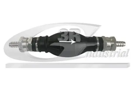 Фото Помпа паливна підсилена (ручна підкачка) 8mm (пряма) 3RG (80011LD) зображення 1