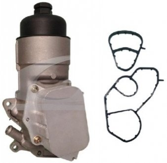 Масляный радиатор (с корпусом масляного фильтра) Citroen/Peugeot 1.4D/1.6D 09.01- 3RG 81282 (фото 1)