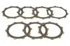 Комплект фрикційних пластин зчеплення HONDA CB, CM, CMX, XL 350-500 1974-2000 4RIDE (TCS1140) зображення 1