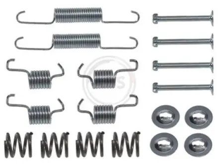 Фото 1 — Монтажний набір гальмівної колодки A.B.S. (0011Q) Фото Монтажний набір гальмівної колодки A.B.S. (0011Q) зображення 1