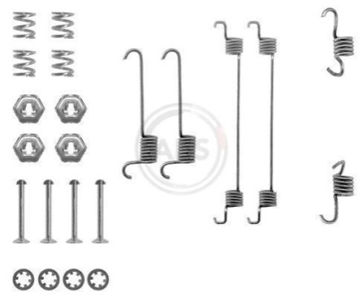 Монтажний набір гальмівних колодок A.B.S. 0650Q (фото 1)
