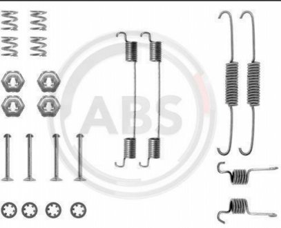 Монтажний набір гальмівних колодок A.B.S. 0674Q (фото 1)