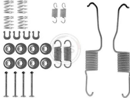 Комплект пружинок колодок ручника Toyota Rav4 96-05 A.B.S. 0684Q