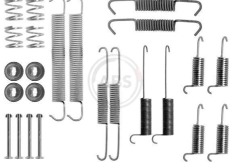 Монтажный набор тормозных колодок A.B.S. 0712Q (фото 1)
