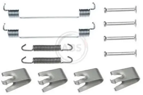 Фото 1 — Монтажний к-кт барабанних колодок Nissan Tiida 07- A.B.S. (0827Q) Фото Монтажний к-кт барабанних колодок Nissan Tiida 07- A.B.S. (0827Q) зображення 1