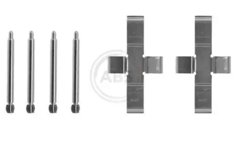 Фото 1 — Планка супорта (переднього) прижимна (к-кт) MB 123 -85 A.B.S. (1004Q) Фото Планка супорта (переднього) прижимна (к-кт) MB 123 -85 A.B.S. (1004Q) зображення 1