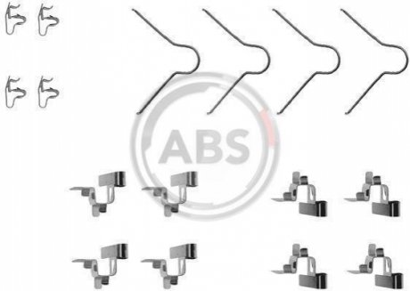 Тормозные колодки (монтажный набор) A.B.S. 1030Q (фото 1)