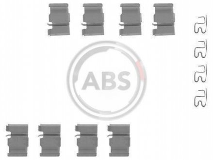 Тормозные колодки (монтажный набор) A.B.S. 1133Q (фото 1)