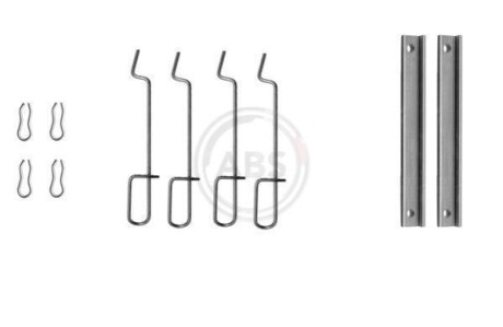 Гальмівні колодки (монтажний набір) A.B.S. 1151Q (фото 1)