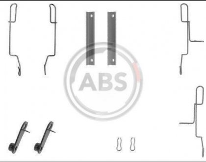 Тормозные колодки (монтажный набор) A.B.S. 1188Q (фото 1)