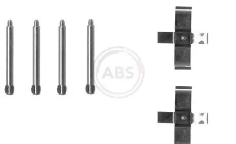 Планка супорта (заднього) прижимна (к-кт) MB E-class (W124/W210) 93-03 A.B.S. 1195Q