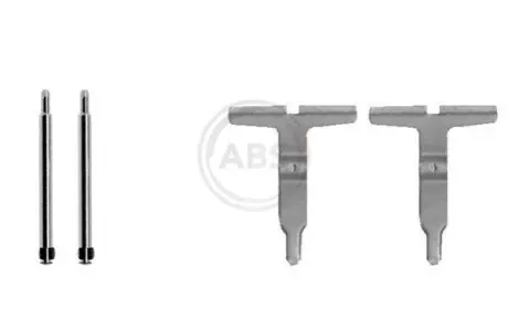 Комплектуючі, колодки дискового гальма A.B.S. 1217Q