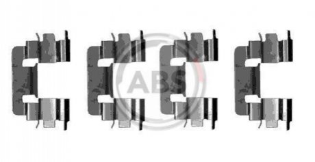 Тормозные колодки (монтажный набор) A.B.S. 1229Q (фото 1)