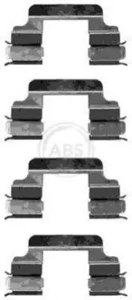 Фото Ремкомплект тормозных колодок A.B.S. (1230Q) изображение 1