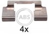 Тормозные колодки (монтажный набор) A.B.S. 1235Q (фото 1)