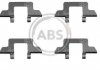 Тормозные колодки (монтажный набор) A.B.S. 1242Q (фото 1)