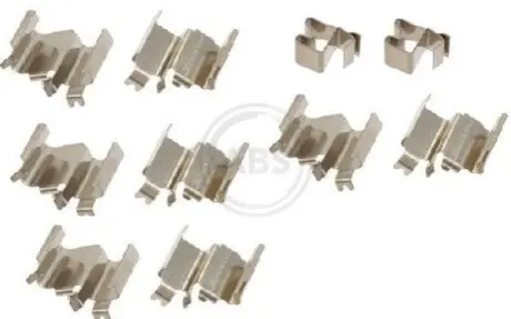 Фото 1 — Гальмівні колодки (монтажний набір) A.B.S. (1244Q) Фото Гальмівні колодки (монтажний набір) A.B.S. (1244Q) зображення 1