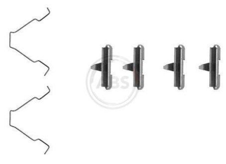 Гальмівні колодки (монтажний набір) A.B.S. 1270Q