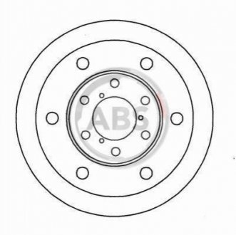Тормозной диск A.B.S. 15032 (фото 1)