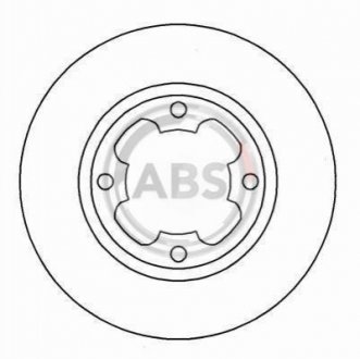 Гальмівний диск A.B.S. 15653 (фото 1)
