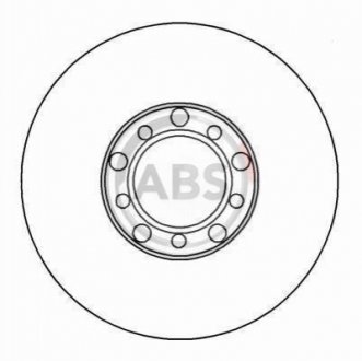 Тормозной диск A.B.S. 15743 (фото 1)