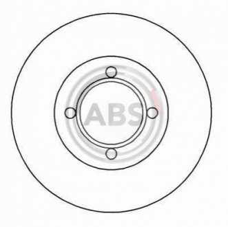 Гальмівний диск - (569015, 569026, 569014) A.B.S. 15750