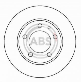 Гальмівний диск A.B.S. 15769