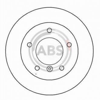 Тормозной диск A.B.S. 15782 (фото 1)