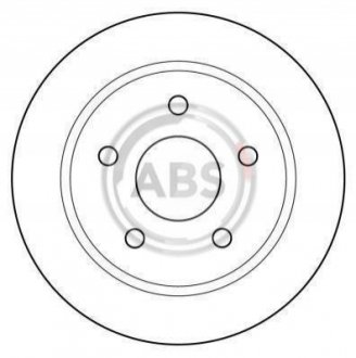 Тормозной диск A.B.S. 15802 (фото 1)