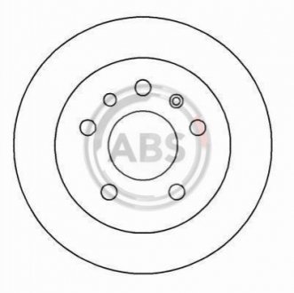 Тормозной диск A.B.S. 15818 (фото 1)