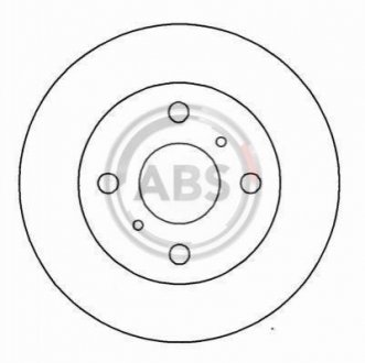 Тормозной диск A.B.S. 15895 (фото 1)