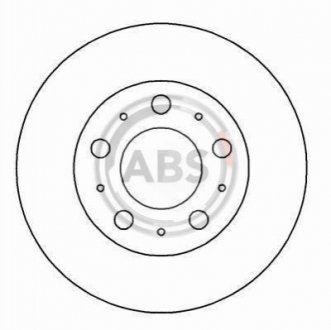 Тормозной диск A.B.S. 15933 (фото 1)