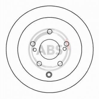 Тормозной диск A.B.S. 16033 (фото 1)
