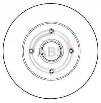 Тормозной диск A.B.S. 16058 (фото 1)