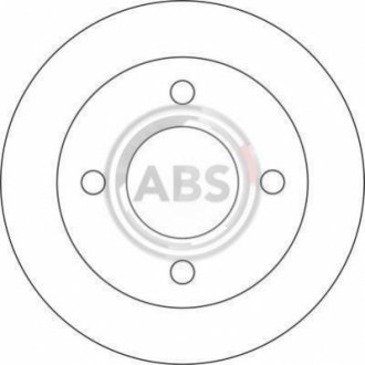 Гальмівний диск A.B.S. 16065 (фото 1)