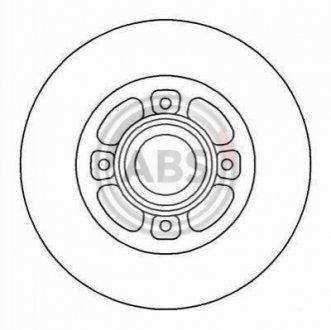 Тормозной диск A.B.S. 16151 (фото 1)