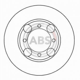 Тормозной диск A.B.S. 16161 (фото 1)