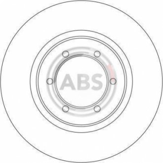 Тормозной диск - A.B.S. (MB618716, MB928120, MB928697) A.B.S. 16168 (фото 1)