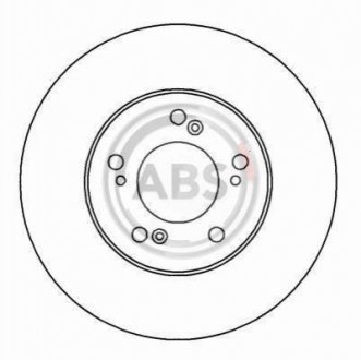 Гальмівний диск A.B.S. 16182
