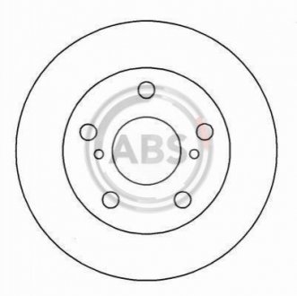 Тормозной диск A.B.S. 16231 (фото 1)