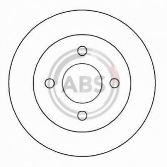Тормозной диск A.B.S. 16244 (фото 1)