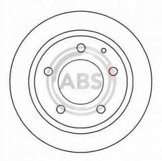 Тормозной диск A.B.S. 16455 (фото 1)