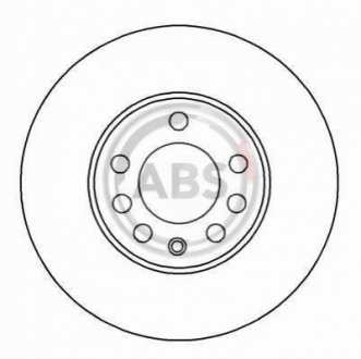 Гальмівні диски A.B.S. 16486 (фото 1)