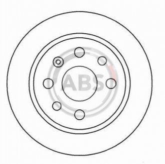 Тормозной диск A.B.S. 16488