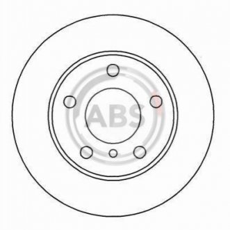 Тормозные диски A.B.S. 16567 (фото 1)