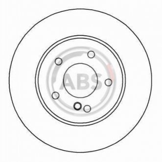 Тормозной диск - A.B.S. (2104230512, A2104230512) A.B.S. 16571 (фото 1)