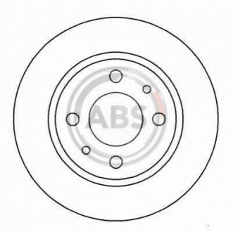 Тормозной диск A.B.S. 16596 (фото 1)