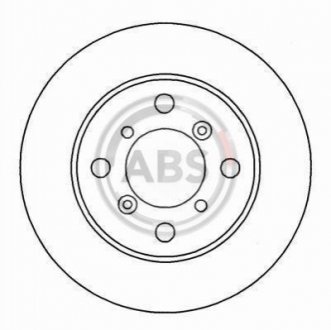 Тормозной диск A.B.S. 16625 (фото 1)