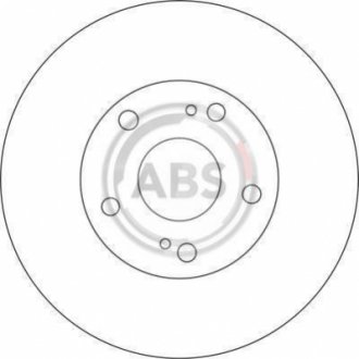 Тормозной диск A.B.S. 16639 (фото 1)
