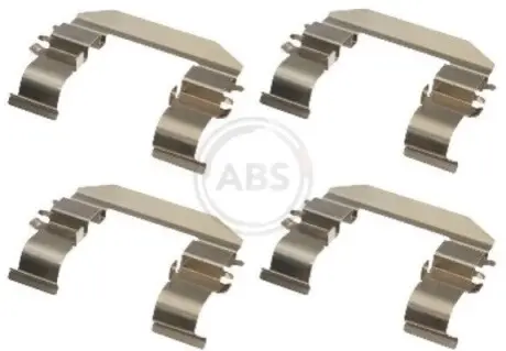 Фото Гальмівні колодки (монтажний набір) A.B.S. (1664Q) зображення 1